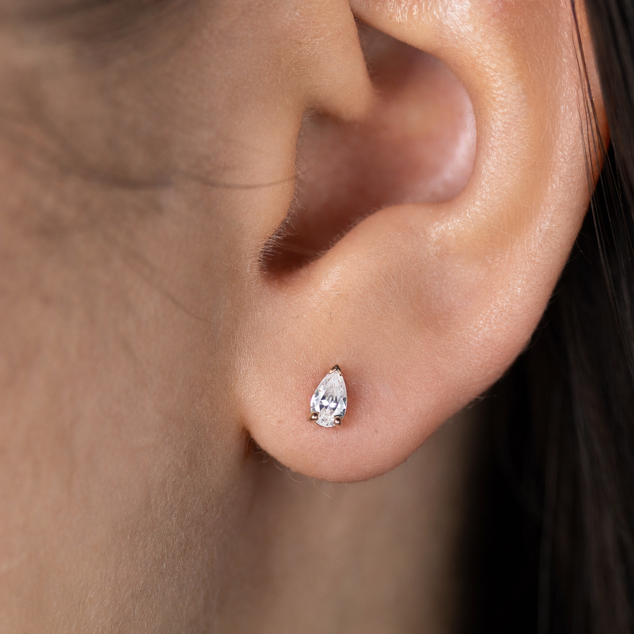 Boucles d'oreilles Rosée