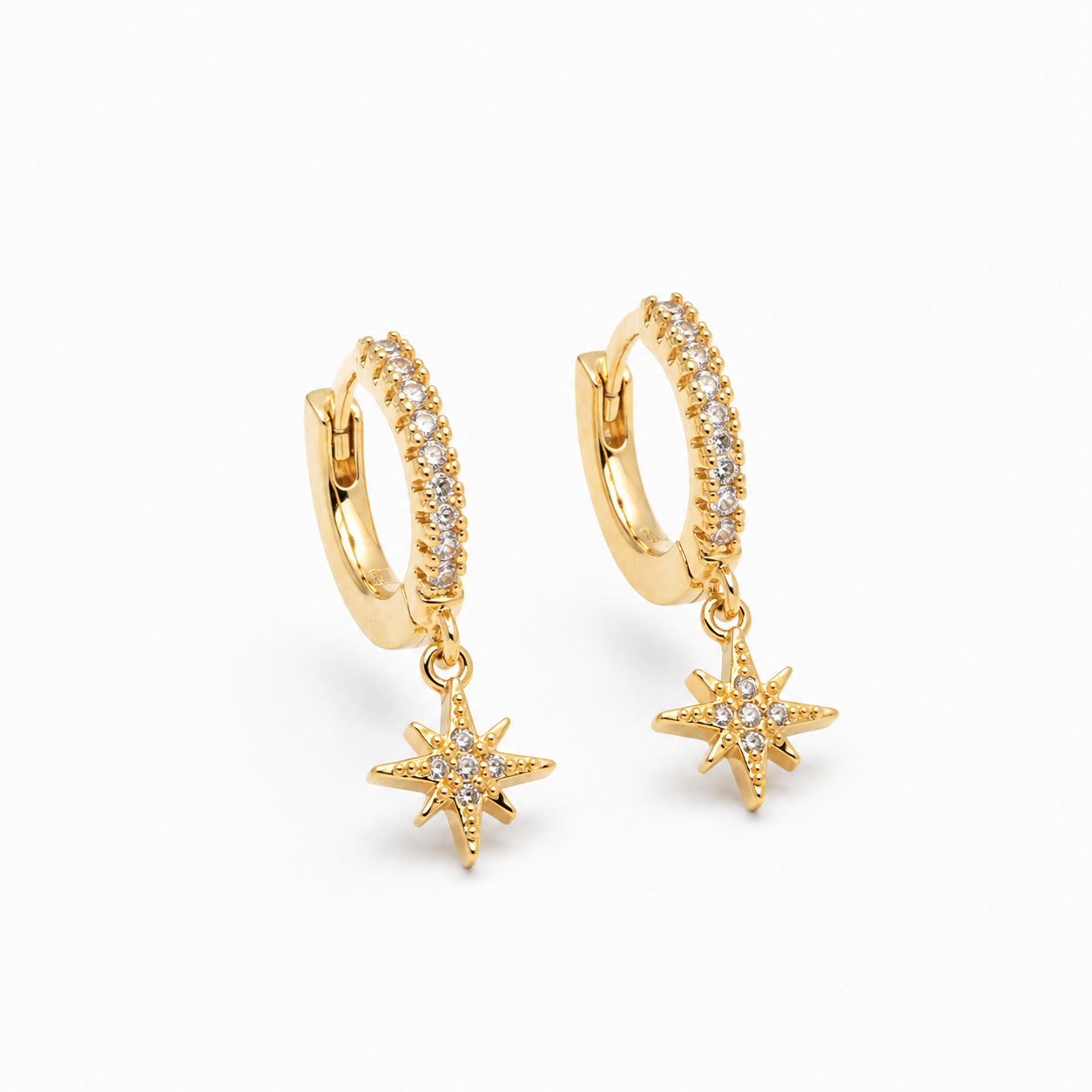 Boucles d'oreilles Étoile